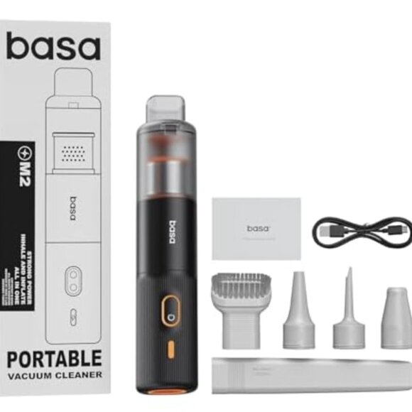 ✨ BASA Handheld Car Vacuum Cleaner – 12000Pa | 4-in-1 Cordless Vacuum & Air Dust - Picture 2 of 6
